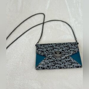 NWOT Jack Skellington Nightmare Before Christmas Clutch with Chain